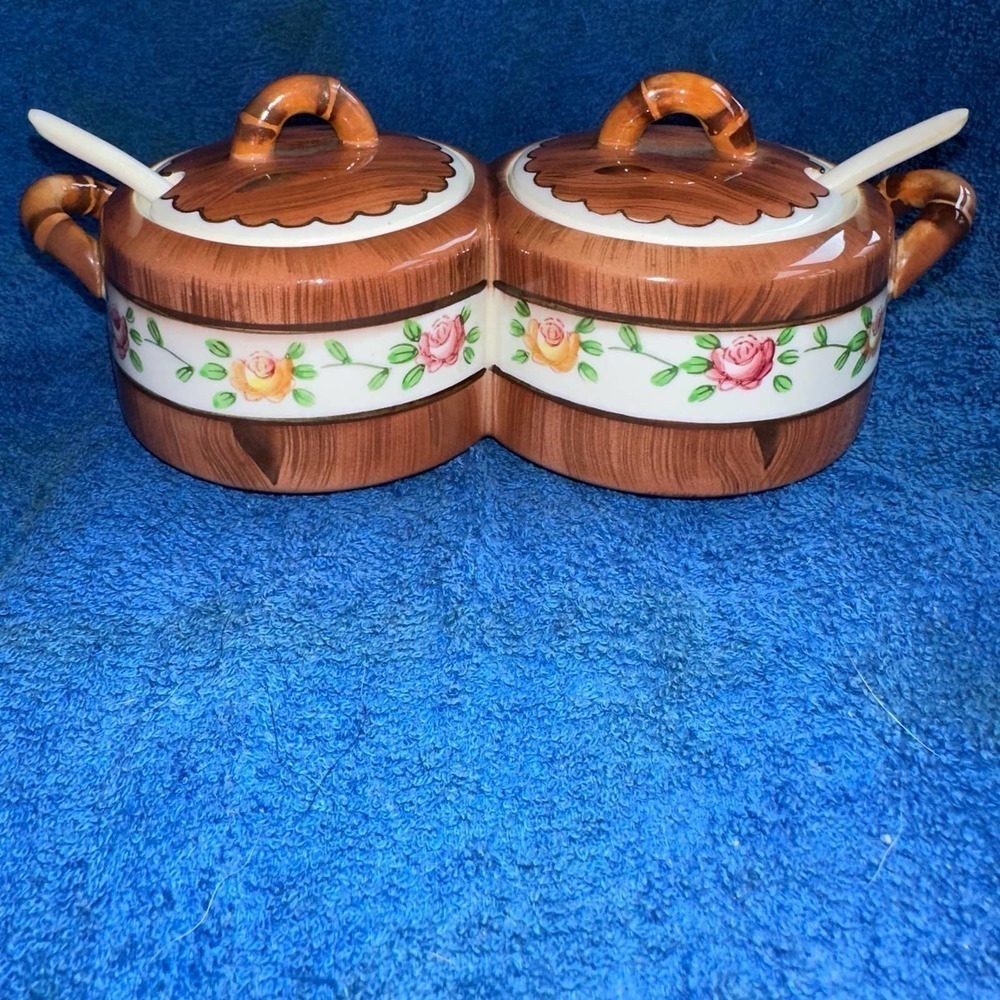 Vintage Orchard Ware By PY (Japan) Condiment Server